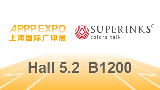 SUPERINKS will exhibit at APPPEXPO